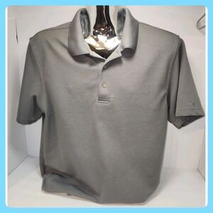 Grand Slam Performance Men's Gray‎ Polo Shirt, Size XL, Golf Polo